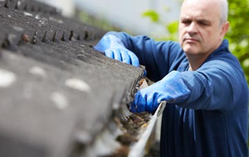cleaning and inspecting Bent Gate roofs